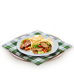 Spicy Lamb Tikka Wrap 